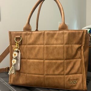 RadRev Vegan Leather Boxy Tote